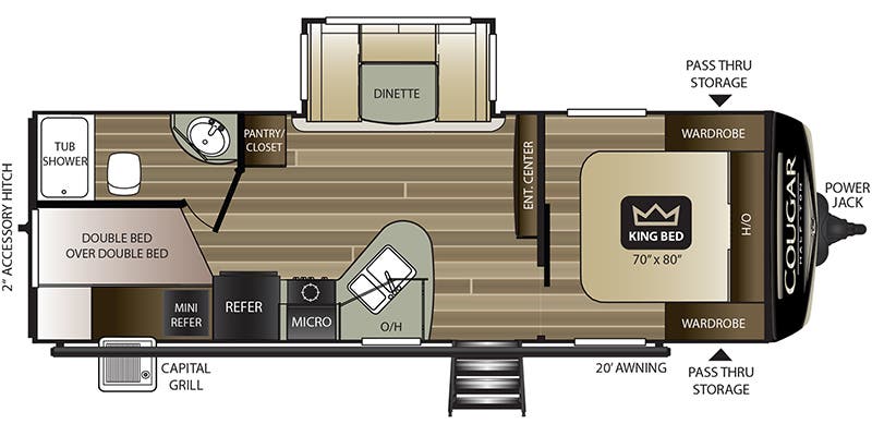 2020 Keystone RV Cougar 25BHSWE