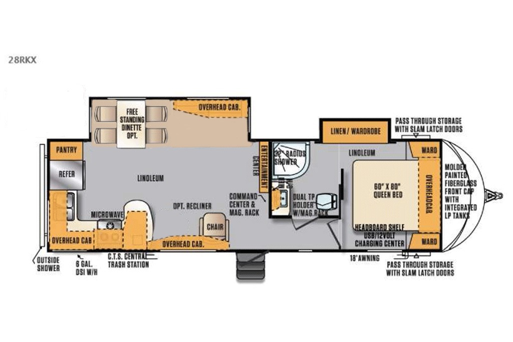 2016 Forest River RV Wildcat 28RKX